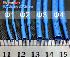 Φ0.6mm-12mm Blue 2:1 Heat Shrink Shrinkable Heatshrink Tube Tubing Wire Sleeving
