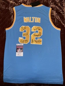 Bill Walton Signed Jersey UCLA NBA Autographed Authenticated JSA - Picture 1 of 5