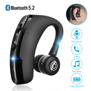 Trucker Bluetooth 5.2 Wireless Headset With Noise Cancelling Mic For Phones PC - Picture 1 of 12