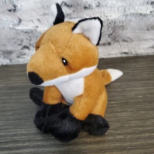 Juguete de peluche Scholastic Book Fair Fox 6" naranja blanco negro 2016 - Imagen 1 de 7