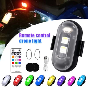 Wireless Remote Control Drone Light Eight Color Motorcycle Pilot Flash IP65 Lot - Picture 1 of 17