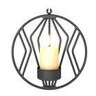 Geometrischer Kreis Design Wanddekor Gold Teelicht Kerzenhalter Wandleuchte