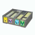 Case (4) BCW Collectible Card Bins - Holds 3200 Cards - with Hinged Lid