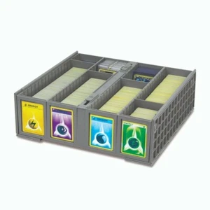 Case (4) BCW Collectible Card Bins - Holds 3200 Cards - with Hinged Lid - Picture 1 of 1