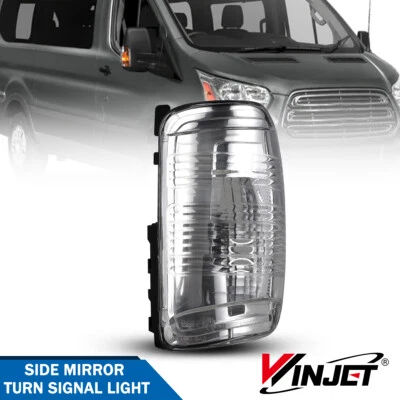 Right Side Clear Turn Signal Light For 2015-2022 Ford Transit 150/250/350/350HD - Imagem 1 de 4