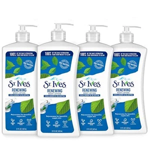 4x St. Ives Skin Renewing Body Lotion Collagen & Elastin, 600ml / 21oz USA  - Picture 1 of 7