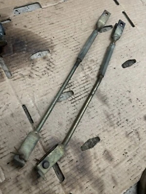 VINTAGE JOHN DEERE  650  COMPACT  TRACTOR -BRAKE PEDAL RODS-AS -IS -1984 - Image 1 of 2