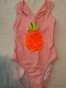 Mayoral Pineapple 1 Piece Swimsuit Girl Size 6 NWT - Picture 1 of 3