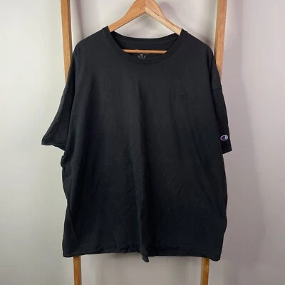 Champion Activewear Shirt Mens 3XL Black Athleisure Short Sleeve Crew Neck - image 1 of 4