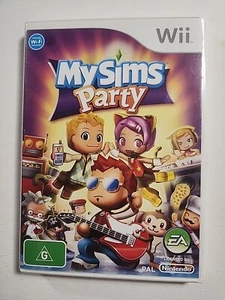 MySims Party Nintendo Wii Complete PAL Game Wii U Compatible Simulation Family - Picture 1 of 3