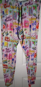 80's S Pajama polyester pants PacMan The Goonies Care Bears, many 80s nostalgia - Picture 1 of 2