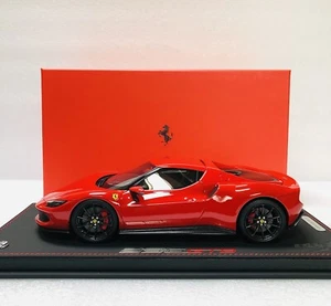 1/18 BBR Ferrari 296 GTB Rosso Corsa 322/Carbon wheels limited 96 PCS with case - Picture 1 of 21