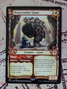MTG Bonecrusher Vetrina Gigante Trono di Eldraine Magic the Gathering quasi nuovo - Foto 1 di 1