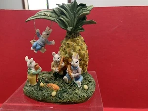 easter decorations, Rabbits Standing Under Tree - Picture 1 of 2
