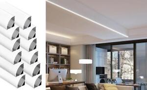 5-10M LED Profil Aluprofil ALU Winkel Schiene Leiste für LED Strips Eloxiert DE