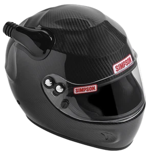 Simpson Racing 97033 Forced Air Top Cap - Offset Left - Black - Each - Imagen 1 de 1