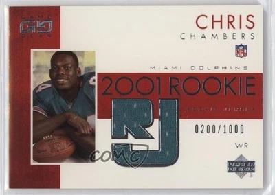 2001 Upper Deck Game Gear Rookie Jerseys /1000 Chris Chambers #95 RC - Image 1 of 2