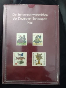 Die Sonderpostwertzeichen der Deutschen Bundespost 1981 - Bild 1 von 5