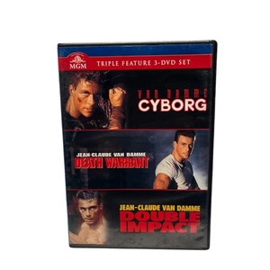 Cyborg Death Warrant Double Impact DVD Jean Claude Van Damme Triple Feature D4 - Picture 1 of 5