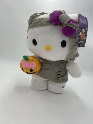 NEW Sanrio Hello Kitty Halloween Side Stepper 12" Plush Mummy Dancing Plush - Image 1 of 4