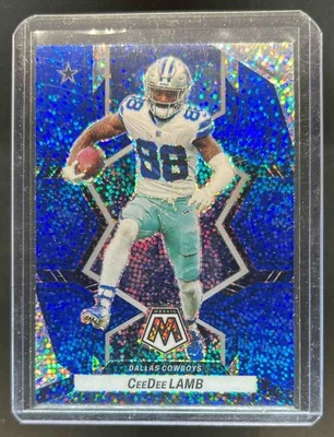 2022 Mosaic CeeDee Lamb Sparkle Blue SP #54 Cowboys - Image 1 of 2