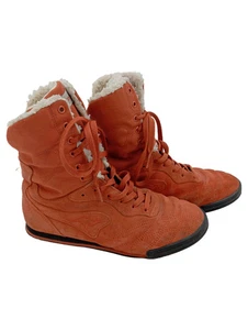 Botines mujer KANGAROOS naranja talla 38 cordones peluche zapatos casuales - Imagen 1 de 5
