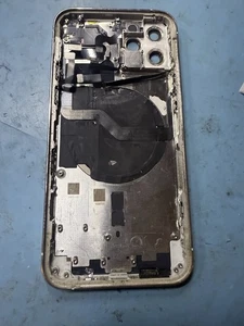 iPhone 12 Pro Rückseite Gehäuse Ersatz Rahmen Silber - Rückglas ersetzt - Bild 1 von 14