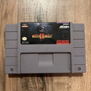 Cartuccia Mortal Kombat II Super Nintendo SNES 1994 così com'è - Foto 1 di 1