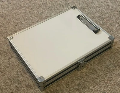 Vaultz Locking Storage Clipboard Tactical White- Dry Erase Front - Image 1 of 4