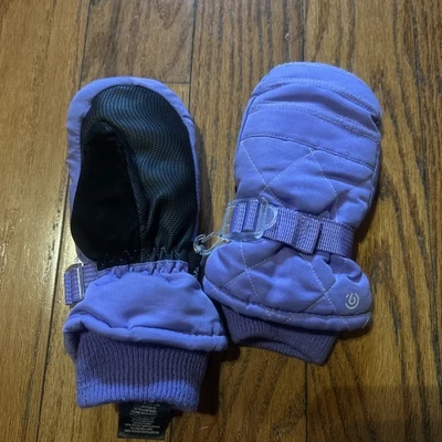 Guantes impermeables Champion púrpura 4-7 para niños Foto 1 de 4