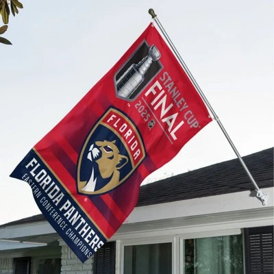 Florida Panthers 3D House Flag - Image 1 of 3