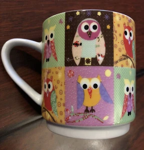 Creative Tops EULEN Kaffeetasse Teetasse versch. Eulendrucke Quiltmuster Eulen - Bild 1 von 6