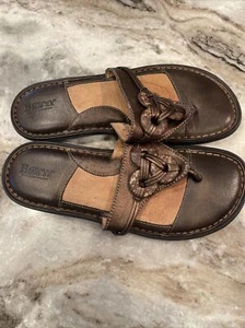 BORN Jasper II Bronze Metallic Sandals Women's Size 8 EUR39 EUC - Picture 1 of 8