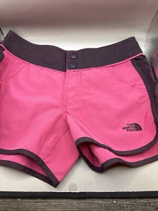 The North FacecShorts Size 2 Women's Pockets 3.5" Inseam Pink Purple - Picture 1 of 6