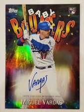 MIGUEL VARGAS 2023 Topps Archives 1998 BABY BOOMERS ON-CARD AUTO Dodgers