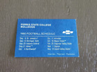 Ferris State College Bulldogs Vintage 1980 NCAA Football Schedule Chevrolet