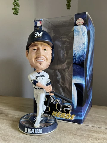 RYAN BRAUN Milwaukee Brewers MLB BIGhead Nodder Bobblehead NIB! Cover