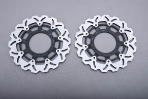 Pair of Wave Floating Front Brake Discs 296mm HONDA X-ADV 750 XADV 2017-2020 - Picture 1 of 3