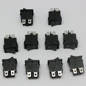 10 units of RS601D ROCKER SWITCHES 6(4)A 250VAC 6A/125A 250VAC rocker SWITCH - Picture 1 of 1