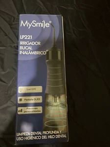 MySmile LP221 Self Cleaning UVC Light Cordless Water Flossers for Teeth 335ML - Picture 1 of 2