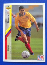 1994 CARD UPPER DECK WORLD CUP USA 94 - #37 - ARISTIZABAL - COLOMBIA