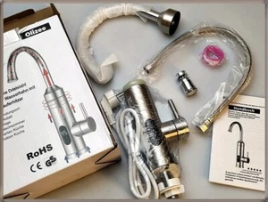 MSYLF Elektrischer Wasserhahn 230V Durchlauferhitzer Edelstahl Küchenamatur Hahn - Bild 1 von 6