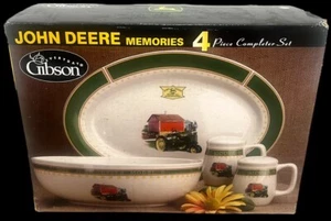 JOHN DEERE MEMORIES 4-TEILIGES KOMPLETTSET, PLATTE, SCHÜSSEL LIZENZPRODUKT - Bild 1 von 2