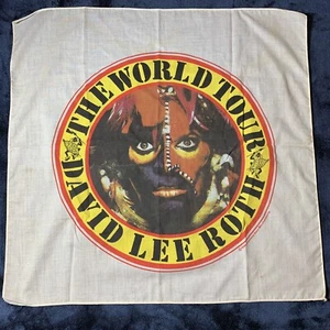 Vintage David Lee Roth Bandana 1986 Diamond Dave Merchandising - Picture 1 of 5