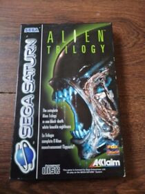 Alien Trilogy (Sega Saturn 1996) Video Game Complete With Manual.