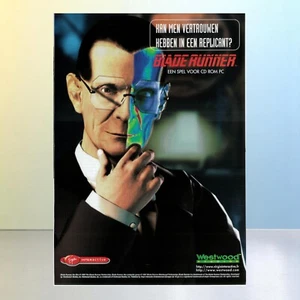 1997 Blade Runner (PC) A4 Vintage Print Ad/Poster, 100% Official Art - Picture 1 of 3