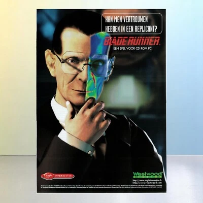 1997 Blade Runner (PC) A4 Vintage Print Ad/Poster, 100% Official Art - Image 1 of 3