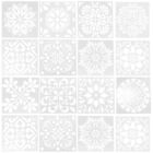 16pc Hollow Mandala Pattern Stencils for DIY Project