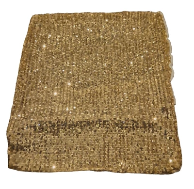 Cushion Covers Gold Sequin Slip x 6 Sparkly Bling Luxury Small 33cm Square - Image 1 of 4