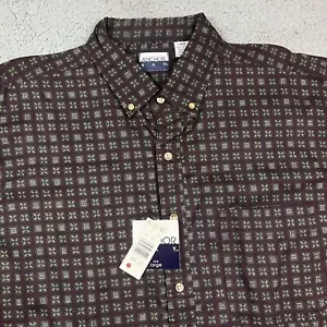 Camisa De Colección Anchor Bay Púrpura Patrón Único Abotonada Años 90 Para Hombres L Nueva de Lote Antiguo - Imagen 1 de 9